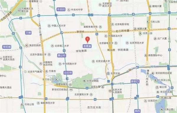 ▲房产位置示意图(图片来源:百度地图)